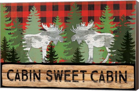 Framed Cabin Sweet Cabin Print