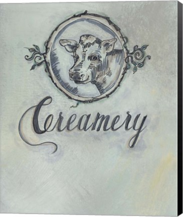 Framed Creamery Print