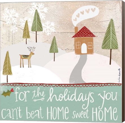 Framed Home Sweet Home for the Holidays Print