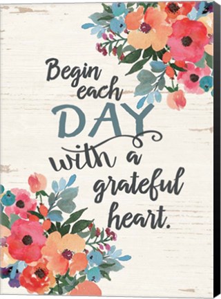 Framed Grateful Day Print