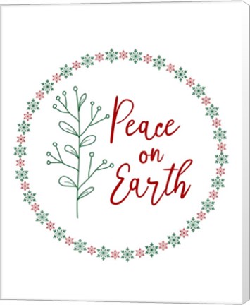 Framed Peace on Earth Print