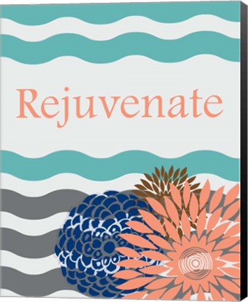 Framed Rejuvenate Waves Print