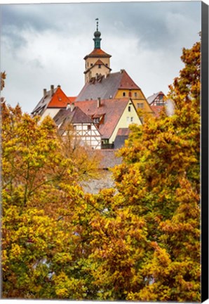 Framed Fall Colors of Rothenburg III Print