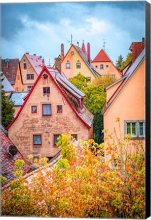 Framed Fall Colors of Rothenburg II Print