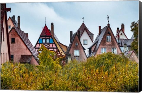 Framed Fall Colors of Rothenburg I Print