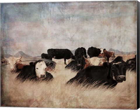 Framed Takin It Easy Print