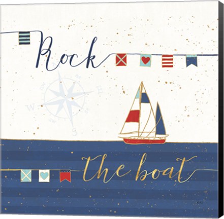 Framed Underlined Nautical II Print