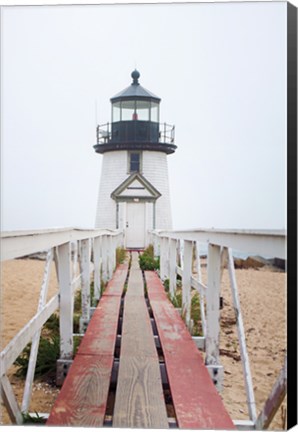 Framed Brant Point Lighthouse Print