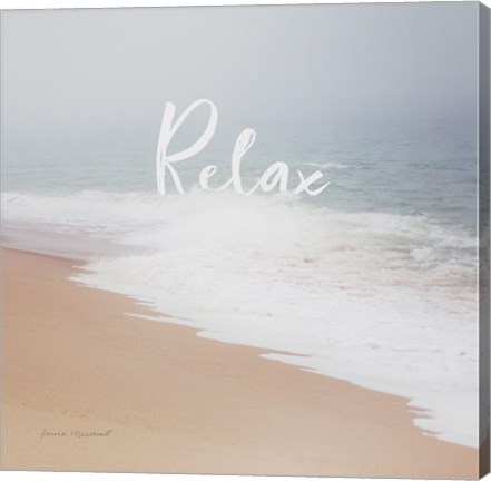 Framed Serene Sea II Print