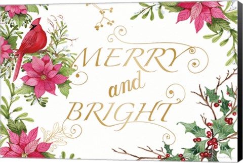 Framed Holiday Happiness VIII Print