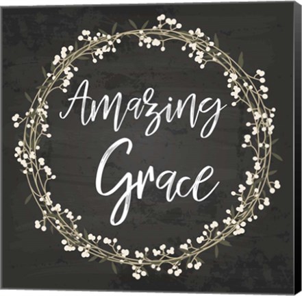 Framed Amazing Grace Print