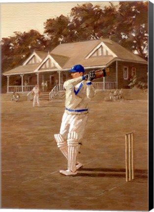 Framed Vintage Baseball Print