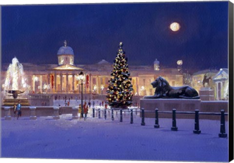 Framed Hometown Lights II Print