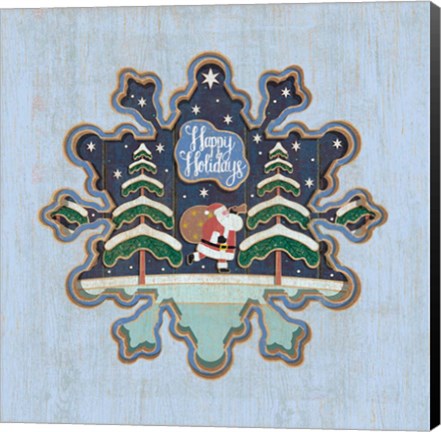 Framed Happy Holidays Print