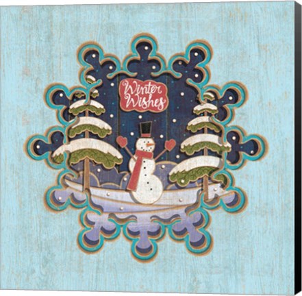 Framed Winter Wishes Print