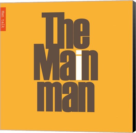 Framed Main Man Print
