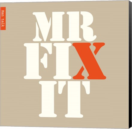 Framed Mr. Fix It Print