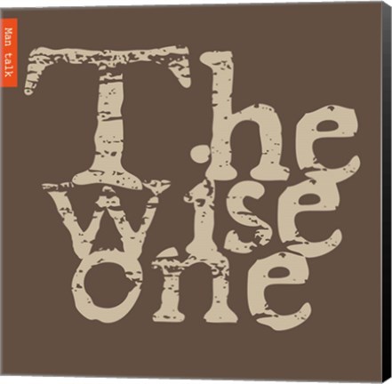 Framed Wise One Print