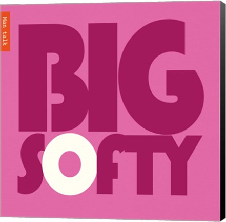 Framed Big Softy Print