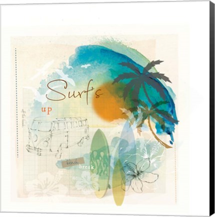 Framed Seaside II Print