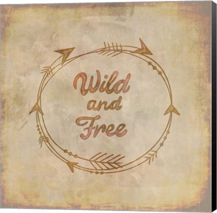 Framed Wild and Free Print