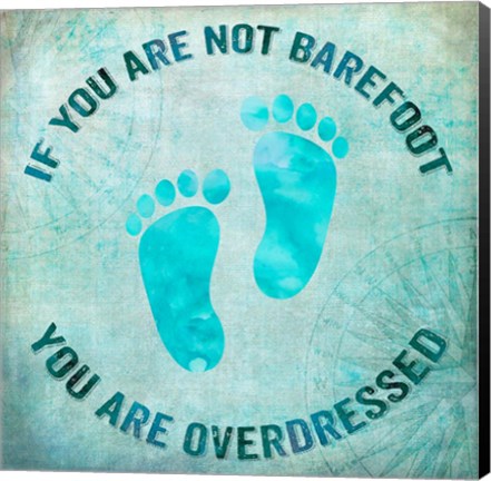 Framed Nautical V Print