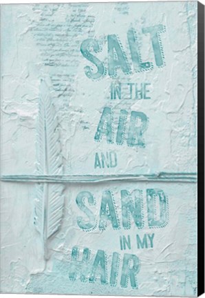Framed Salt in the Air Print