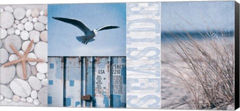 Framed Seaside I Print