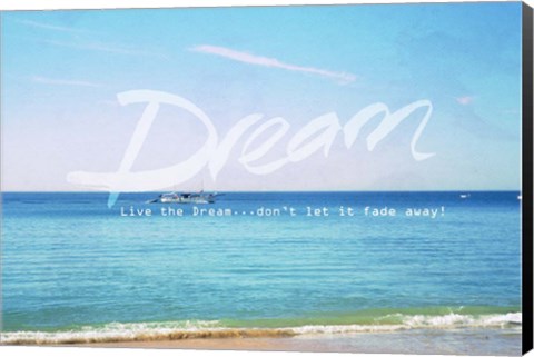 Framed Live the Dream Print