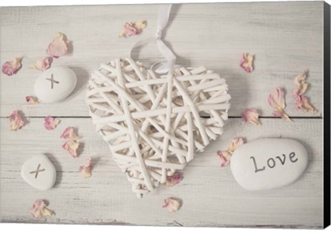 Framed Cosy Hearts Print