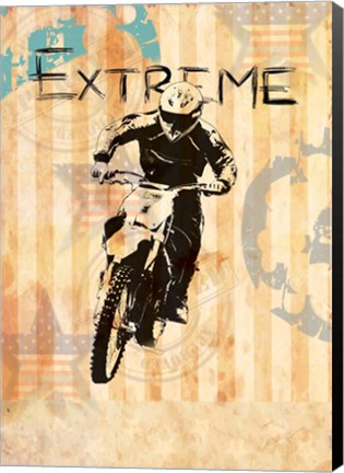 Framed Motobike Print