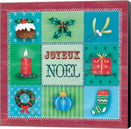 Framed Joyeux Noel Print