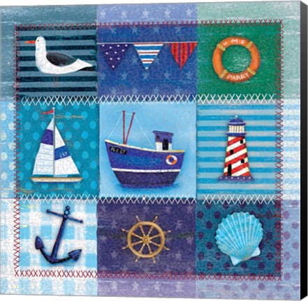 Framed Nautical I Print