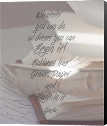 Framed Whatever You Can Do Print