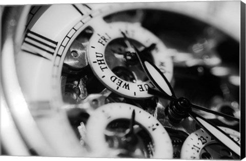 Framed Clock I Print