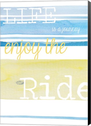 Framed Life's a Journey Print