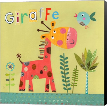 Framed Giraffe Print