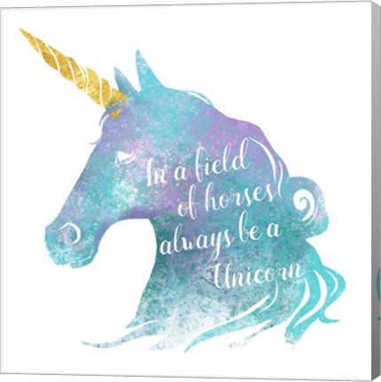 Framed Unicorn Print