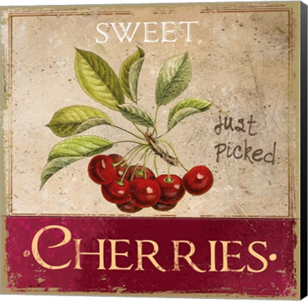 Framed Cherries Print