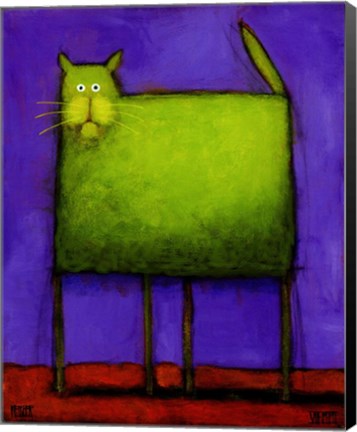 Framed Green Trouble II Print