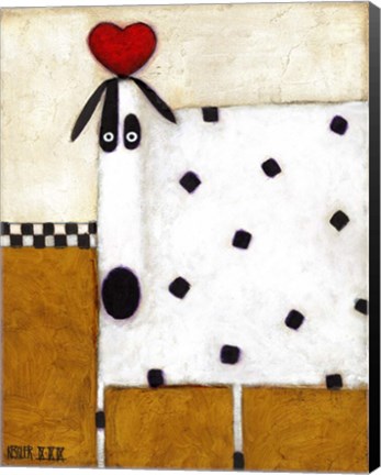 Framed Love Dog Print