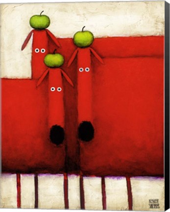 Framed Tres Amigos Art Print