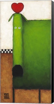 Framed Love Dog II Print