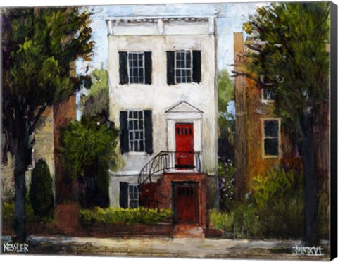 Framed Sousa House, Capitol Hill Print