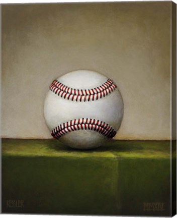 Framed Baseball Print