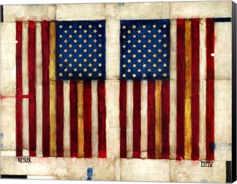 Framed Flag Day Print