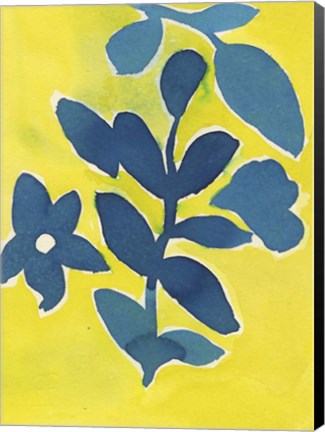 Framed Jardin Amarillo Print