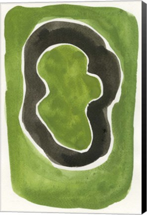 Framed Jade Black Print