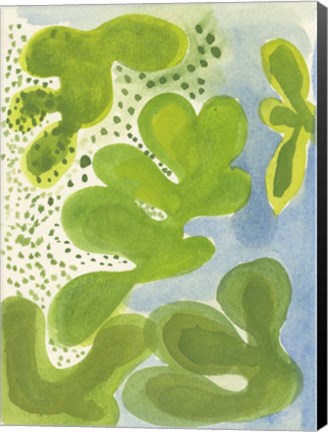 Framed Green Lagoon Print