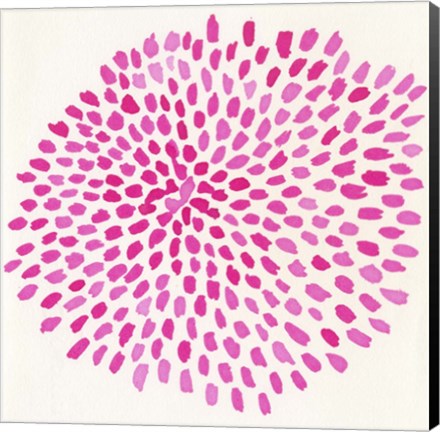 Framed Pink Burst Print